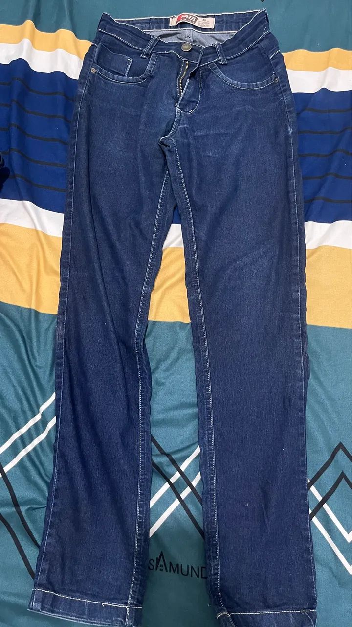 Calça jeans azul 36