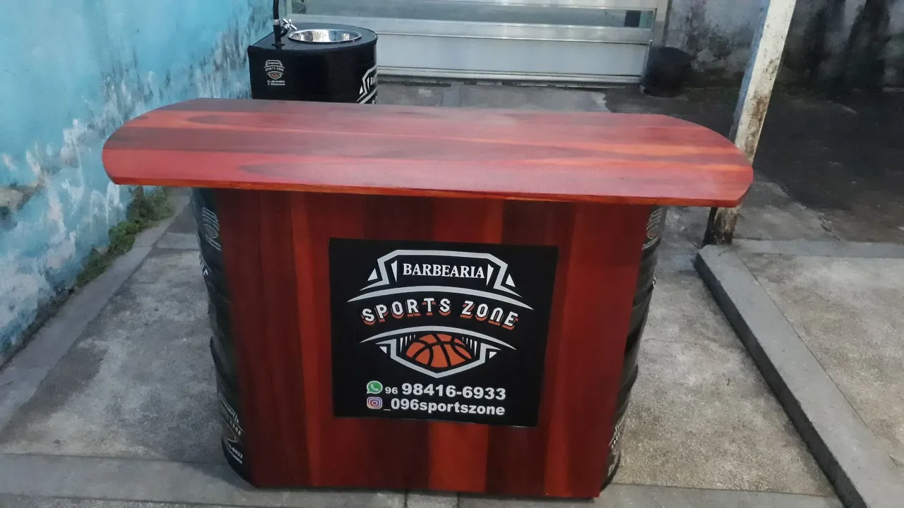 Balcão personalizado de tambor