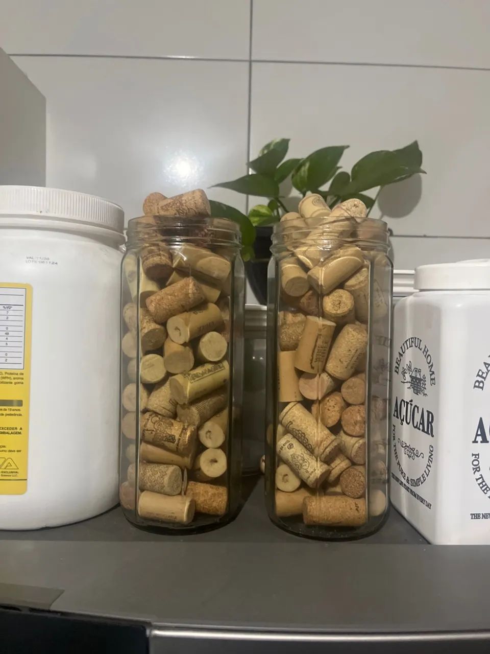 Rolhas de vinho para decoração 