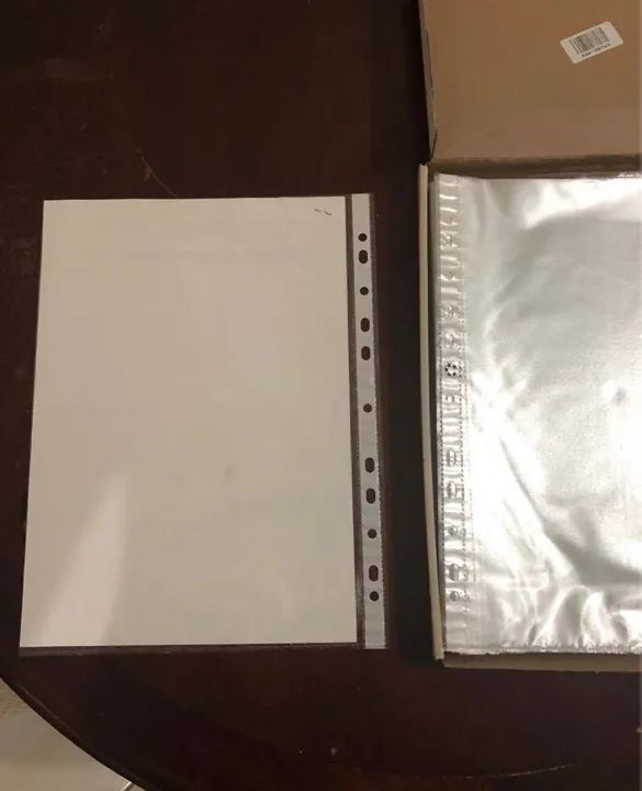 Folhas plásticas para fichários  - Foto 2