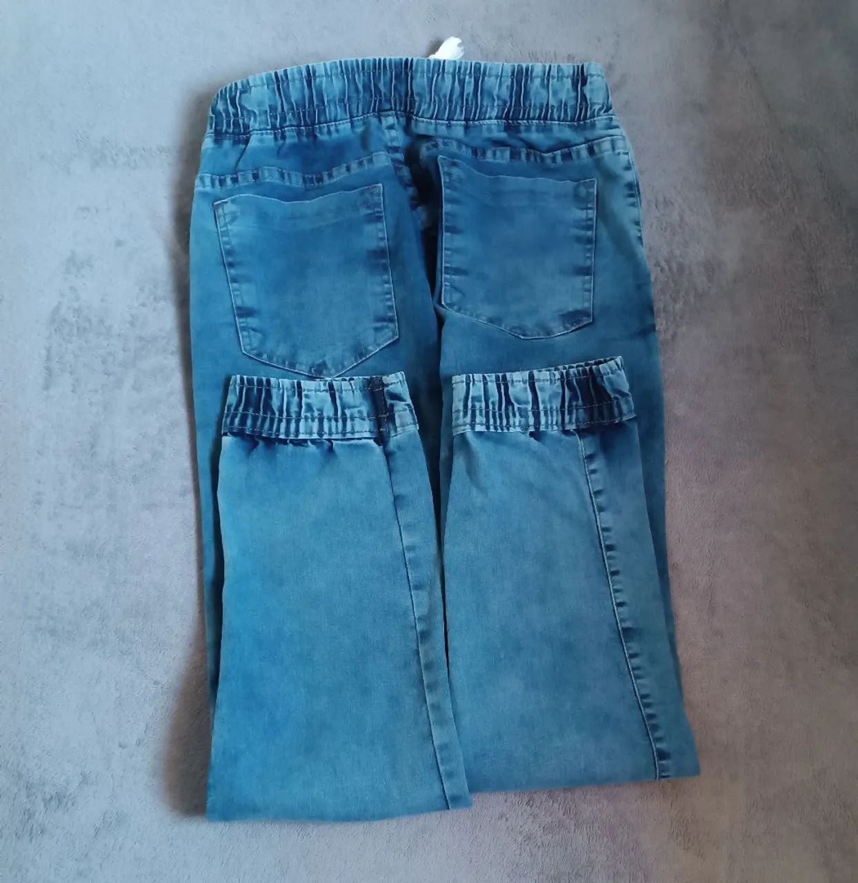 Calça Jeans Jogger P - Foto 2