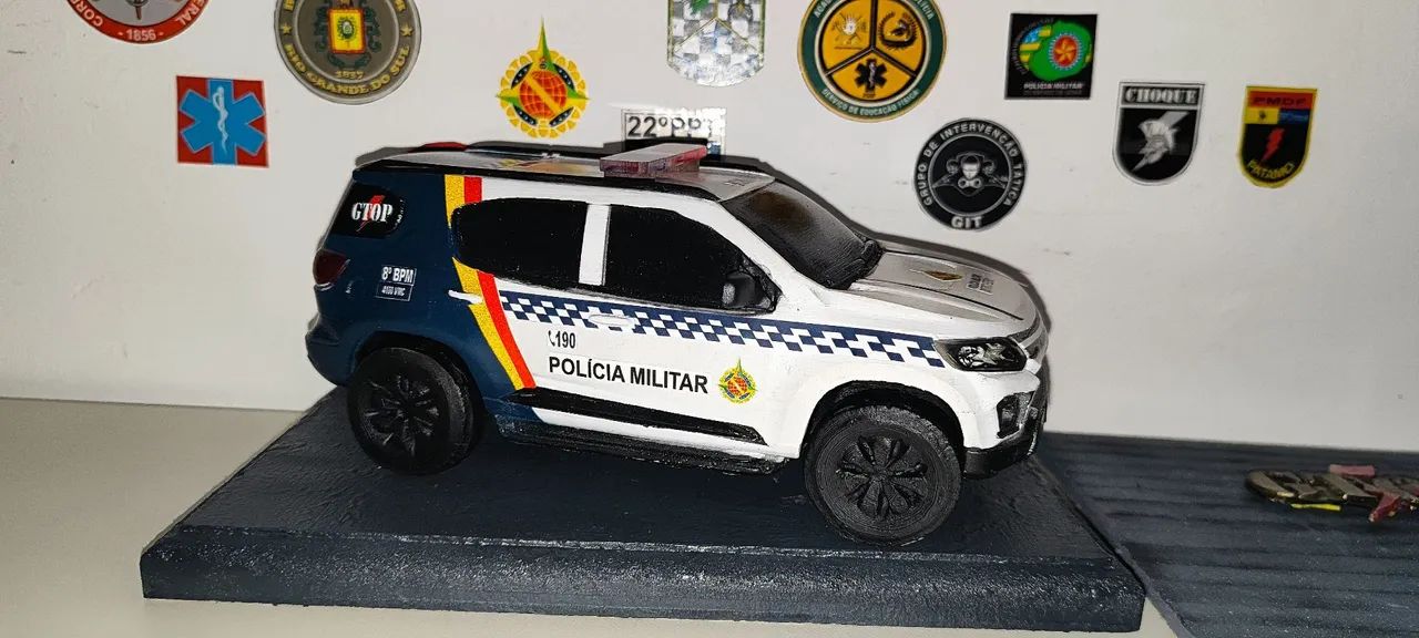 Miniatura Trailblazer da Polícia  - Foto 3