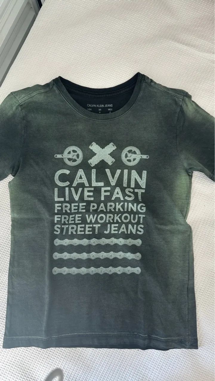 Camiseta Calvin Klein Jeans Infantil