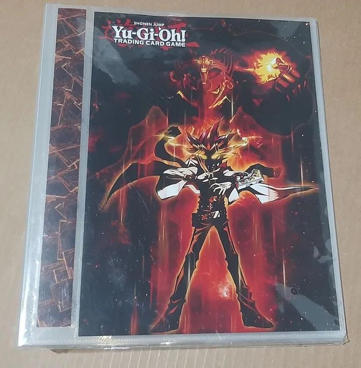 Fichario personalizado de yu-gi-oh + 10 refil para cartas