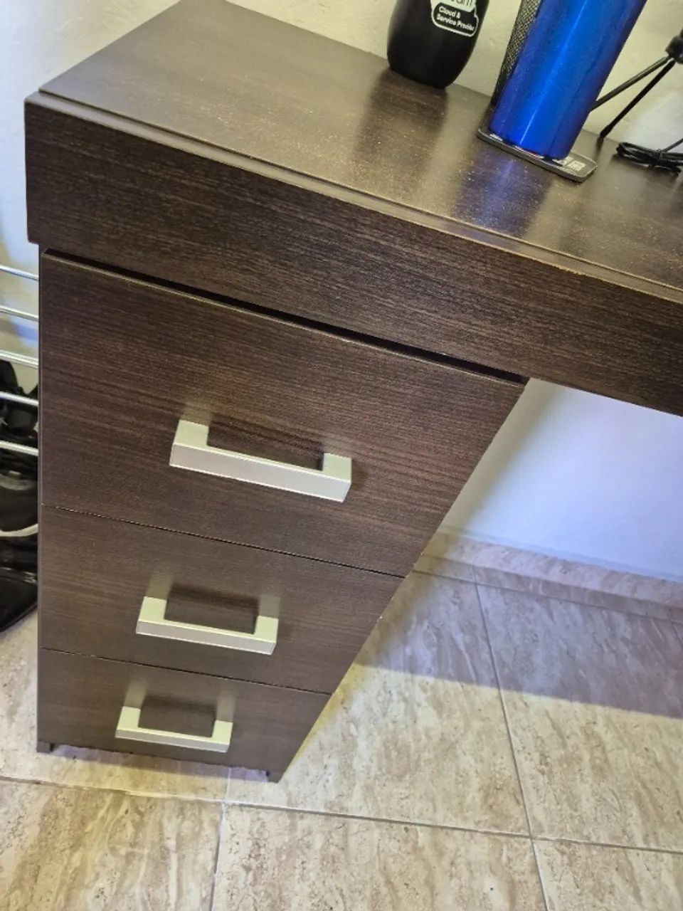 Mesa de canto em L para escritório - Foto 4