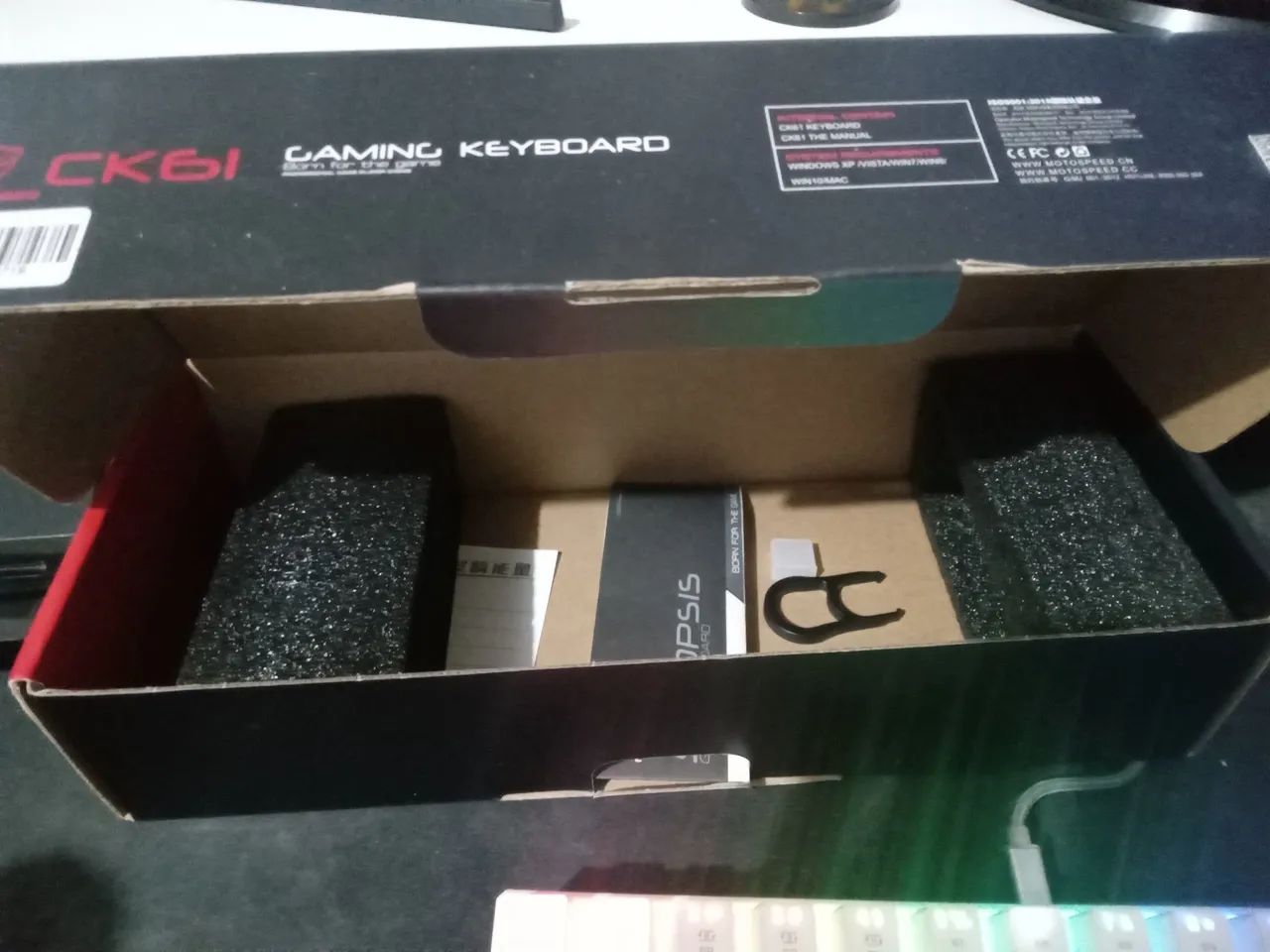 Teclado motospeed CK61 - Foto 3