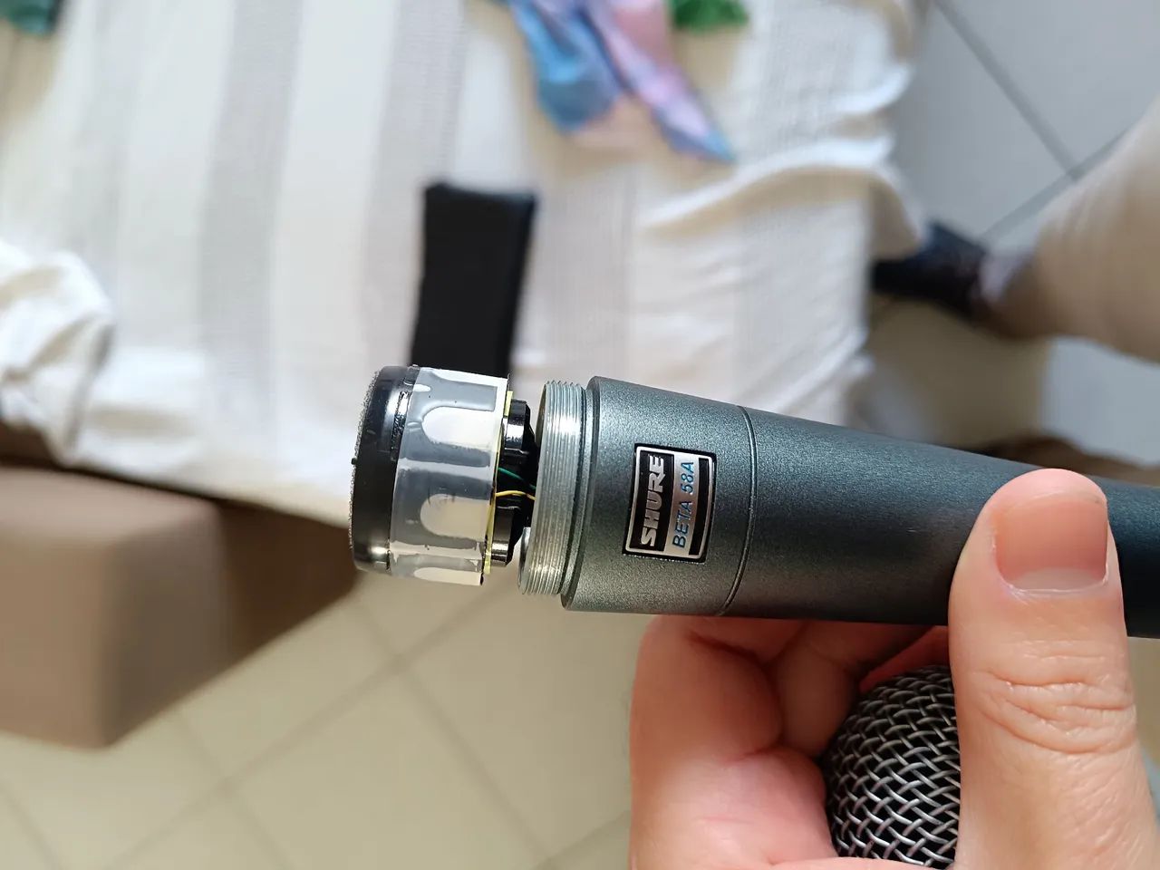Microfone Shure Beta 58A Original Americano  - Foto 2