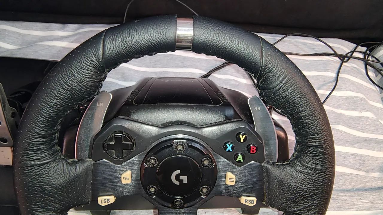 Volante Logitech G920 Driving Force usado - Foto 5