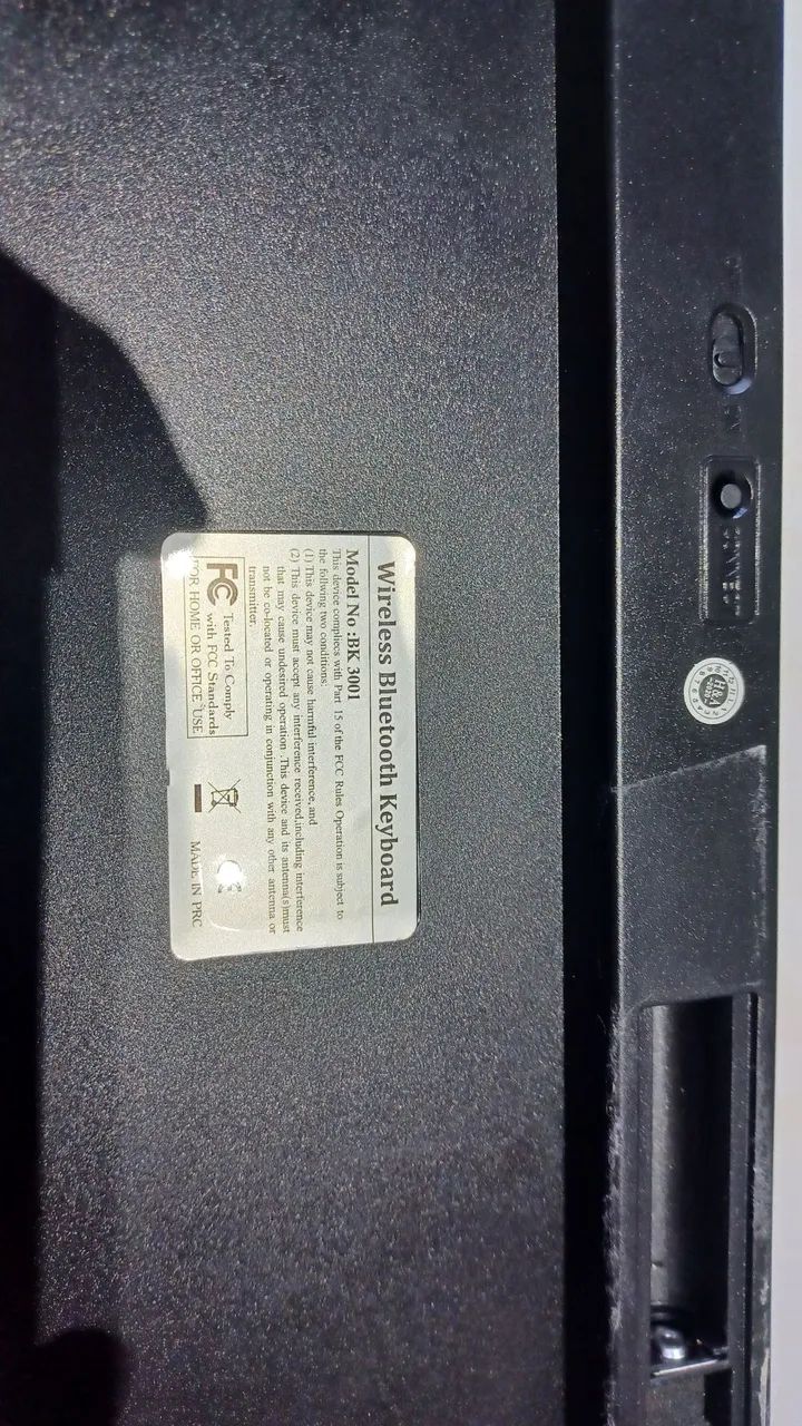 LTeclado Bluetooth Slim - Design Moderno preto - Foto 4
