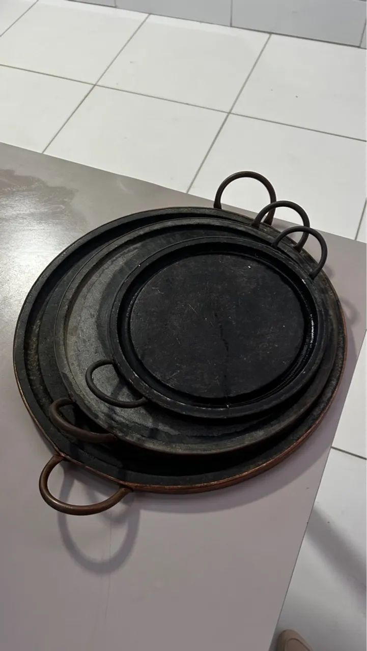 Chapas de Pedra Sabão - Vários Diâmetros Disponíveis - Foto 5