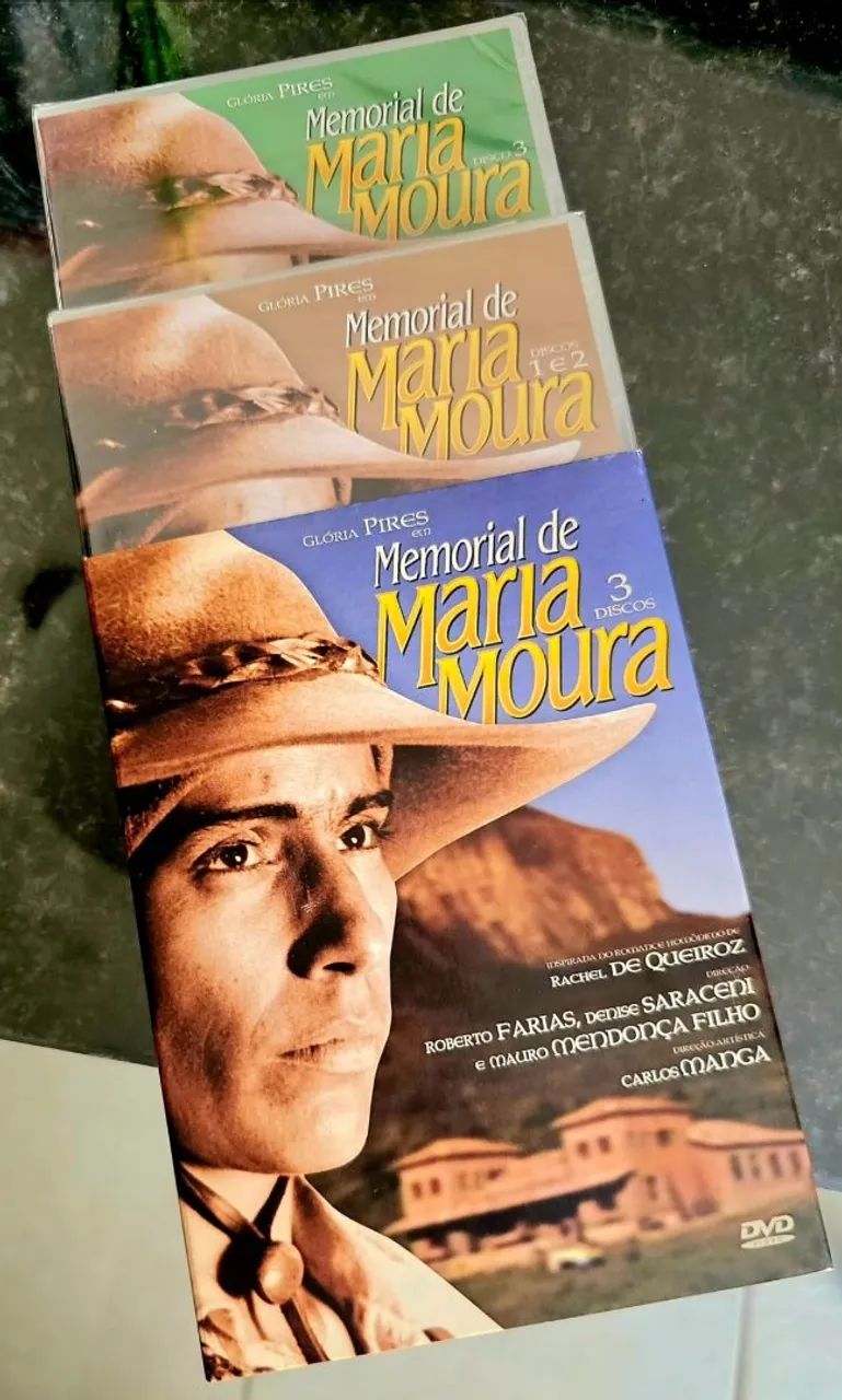 DVD Memorial de Maria Moura - Glória Pires Novo Pires - Foto 3