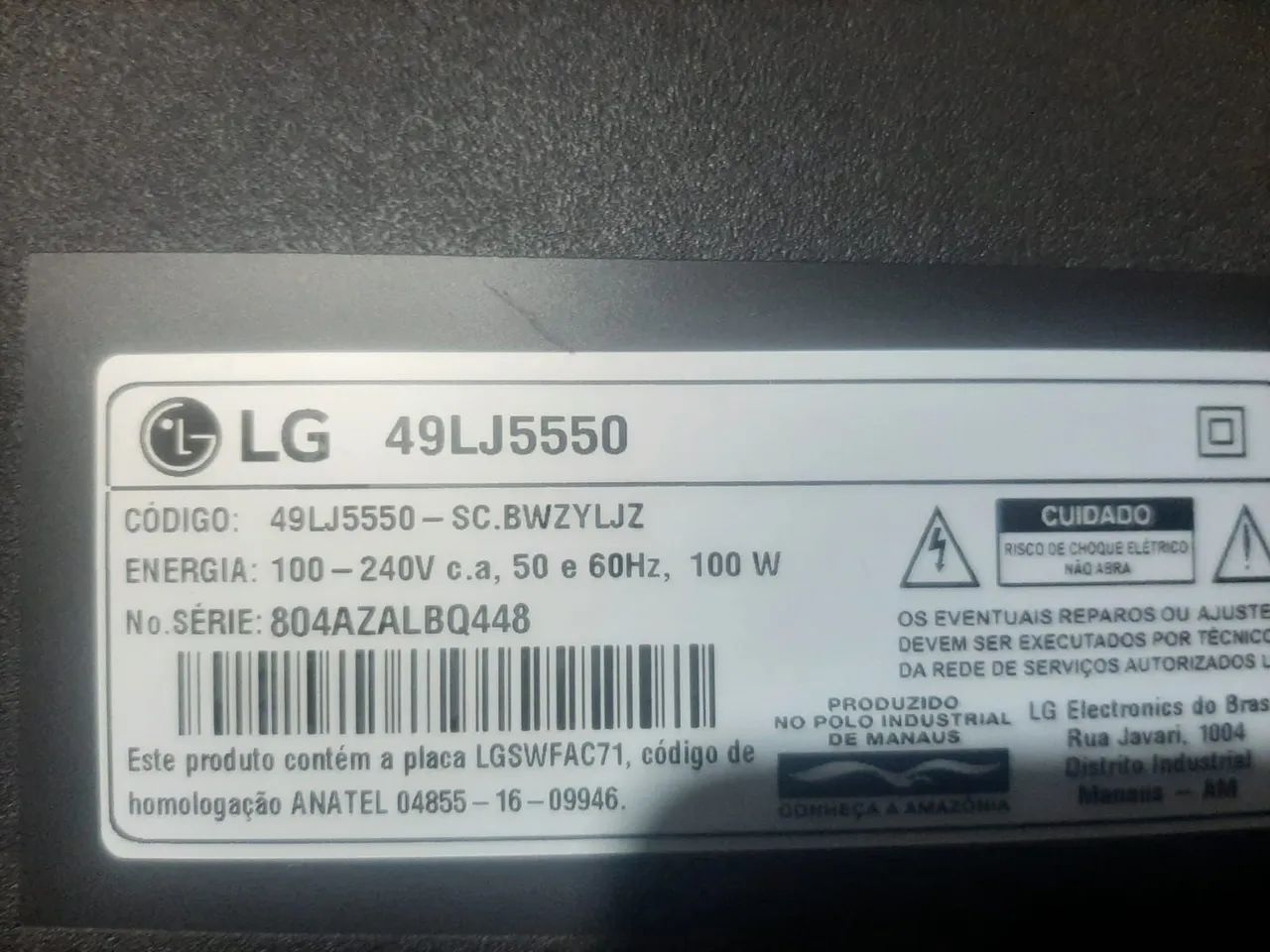Placas da TV LG LH5150,funcionando tudo - Foto 3