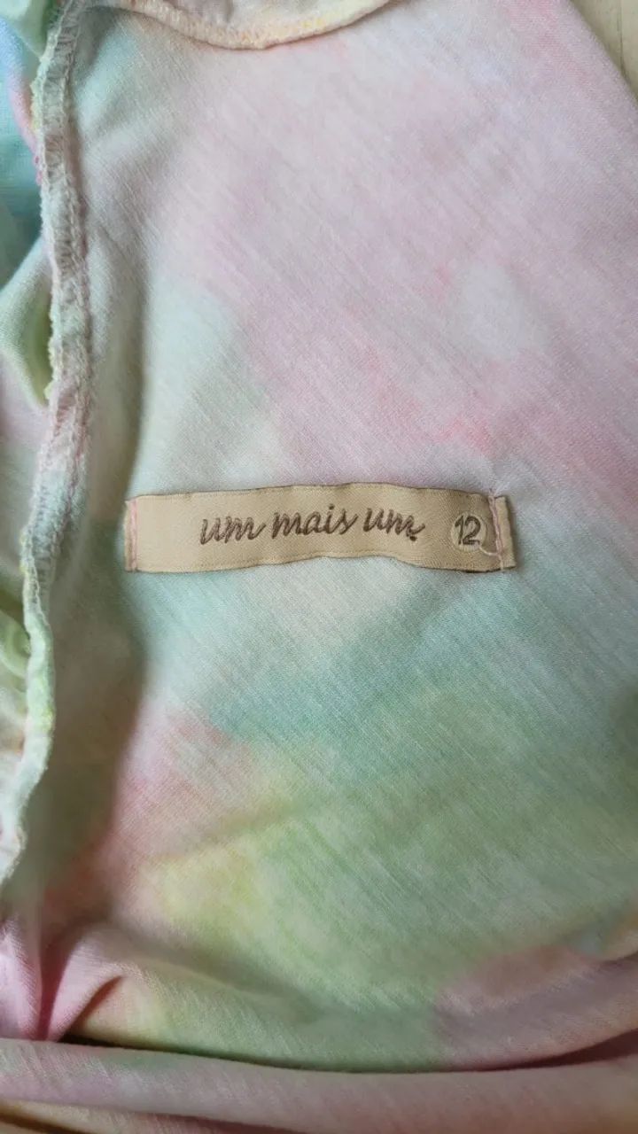 Vestido colorido tamanho 12 - Foto 4