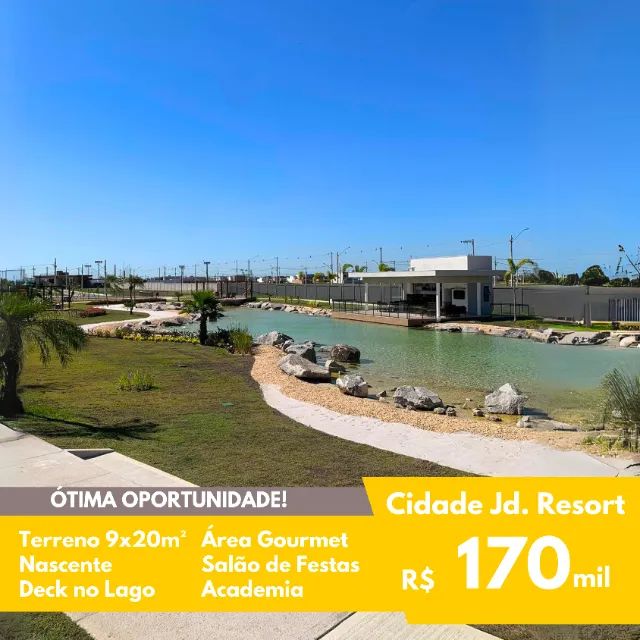 FIT - Venda - Cidade Jd. Resort - Terreno 9x20 - Nascente