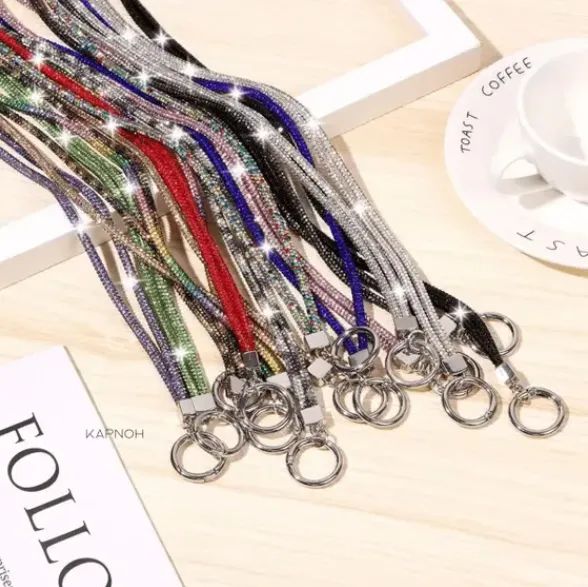CORDÃO DE PESCOÇO PARA CELULAR BRILHO STRESS LUXO  - Foto 4