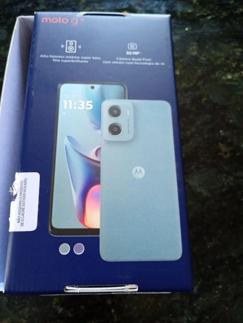 Celular zerado um dia de uso zerado pego outro mais volta