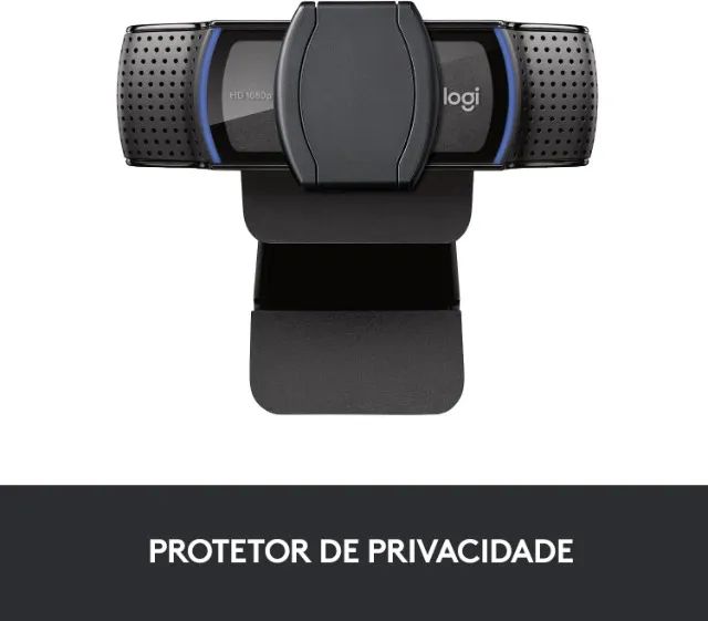 Webcam Full HD Logitech C920s com Microfone Embutido e Proteção de Privacidade - Foto 4