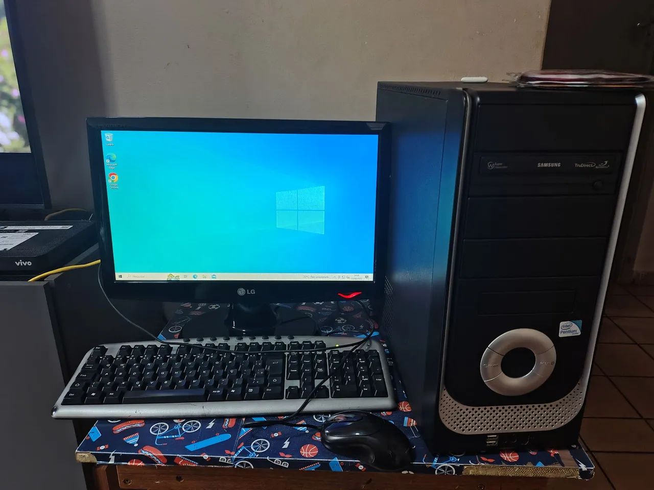 Computador Completo Intel Pentium Dual Core 2Ghz 320 HD