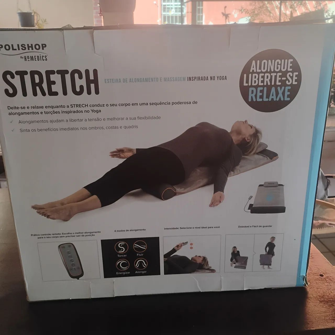 Esteira de Alongamento e Massagem Stretch - PoliShop - Foto 3