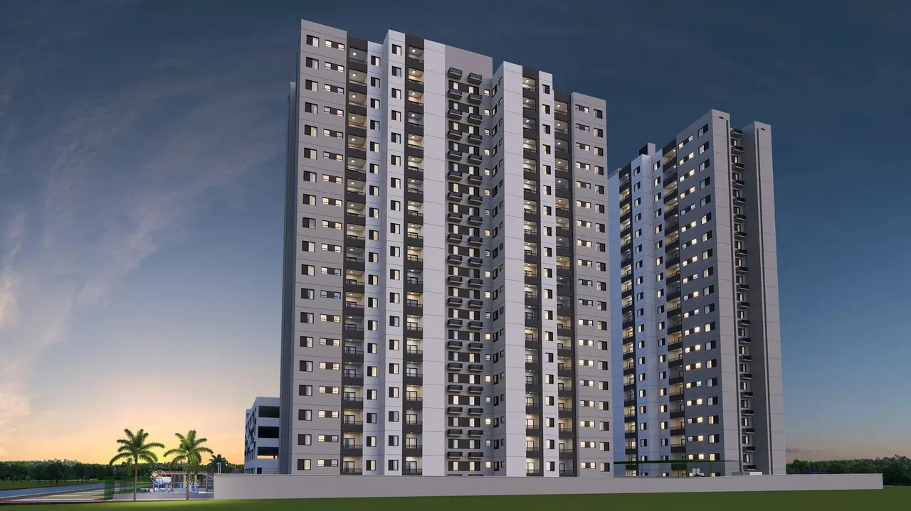 Apartamento em Construção em Ponta Negra - 2/4 com/sem suíte -55m² - Beach Plaza