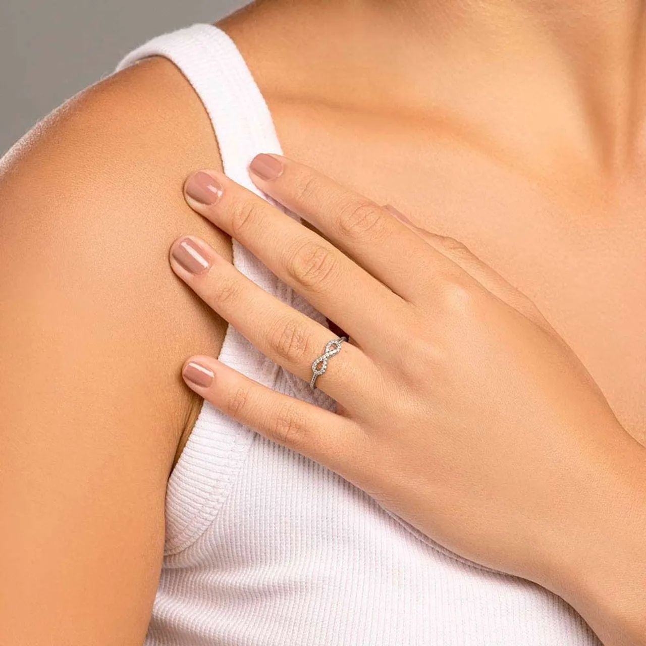 Anel de prata Rommanel - Foto 4