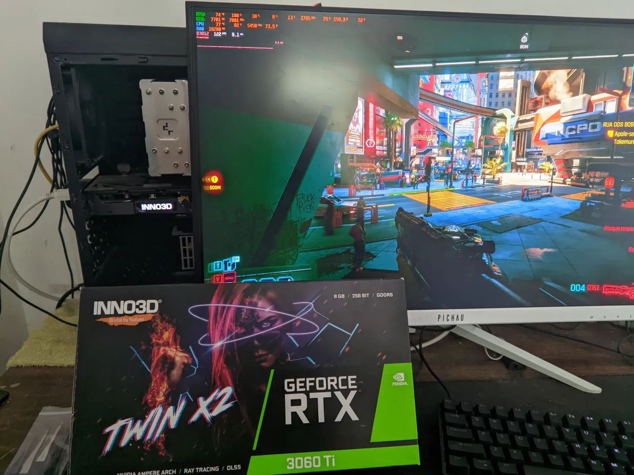 RTX 3060 TI 8GB INNO3D - EXCELENTE - Foto 2