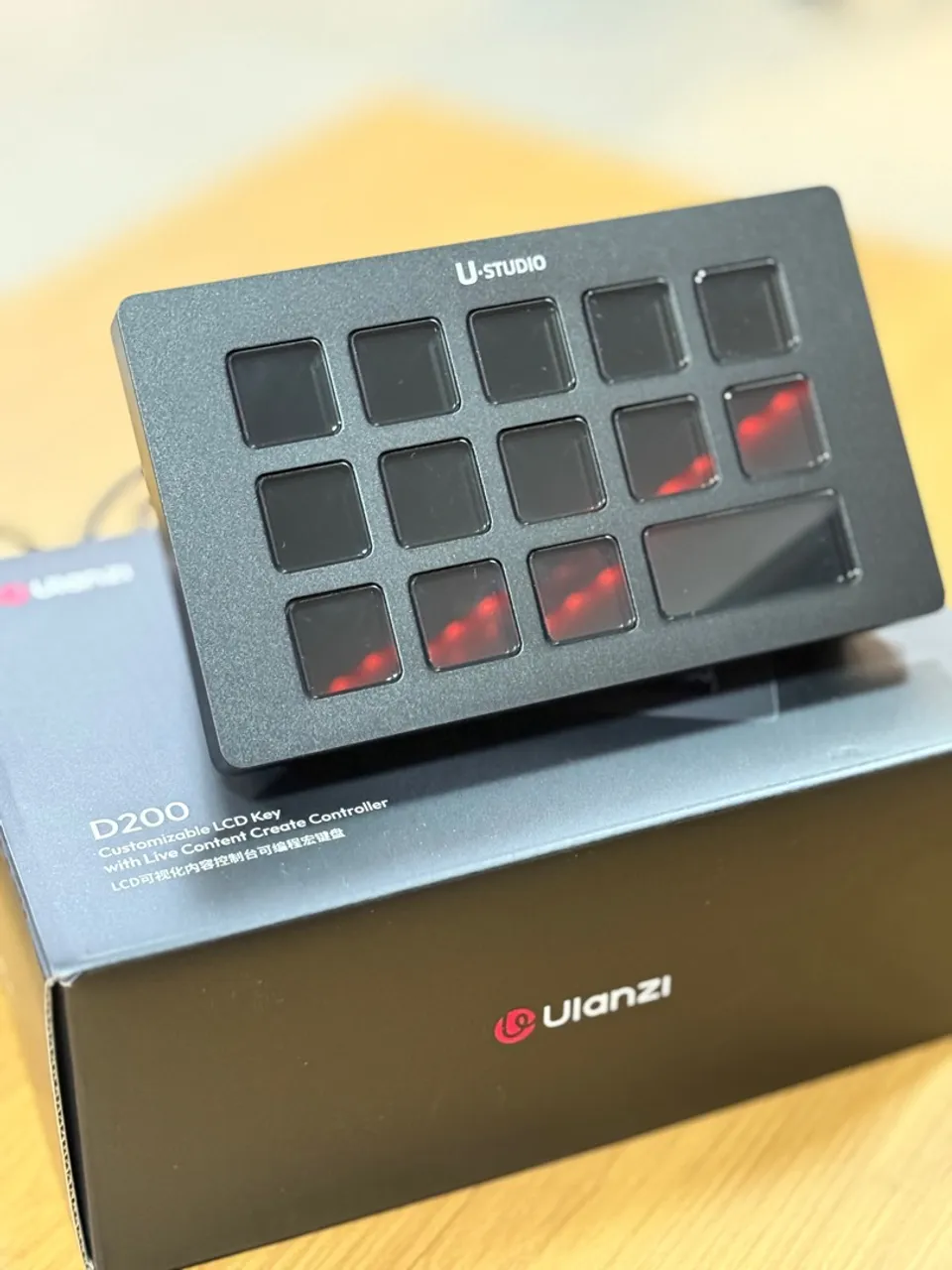 Controlador LCD Personalizável Ulanzi D200