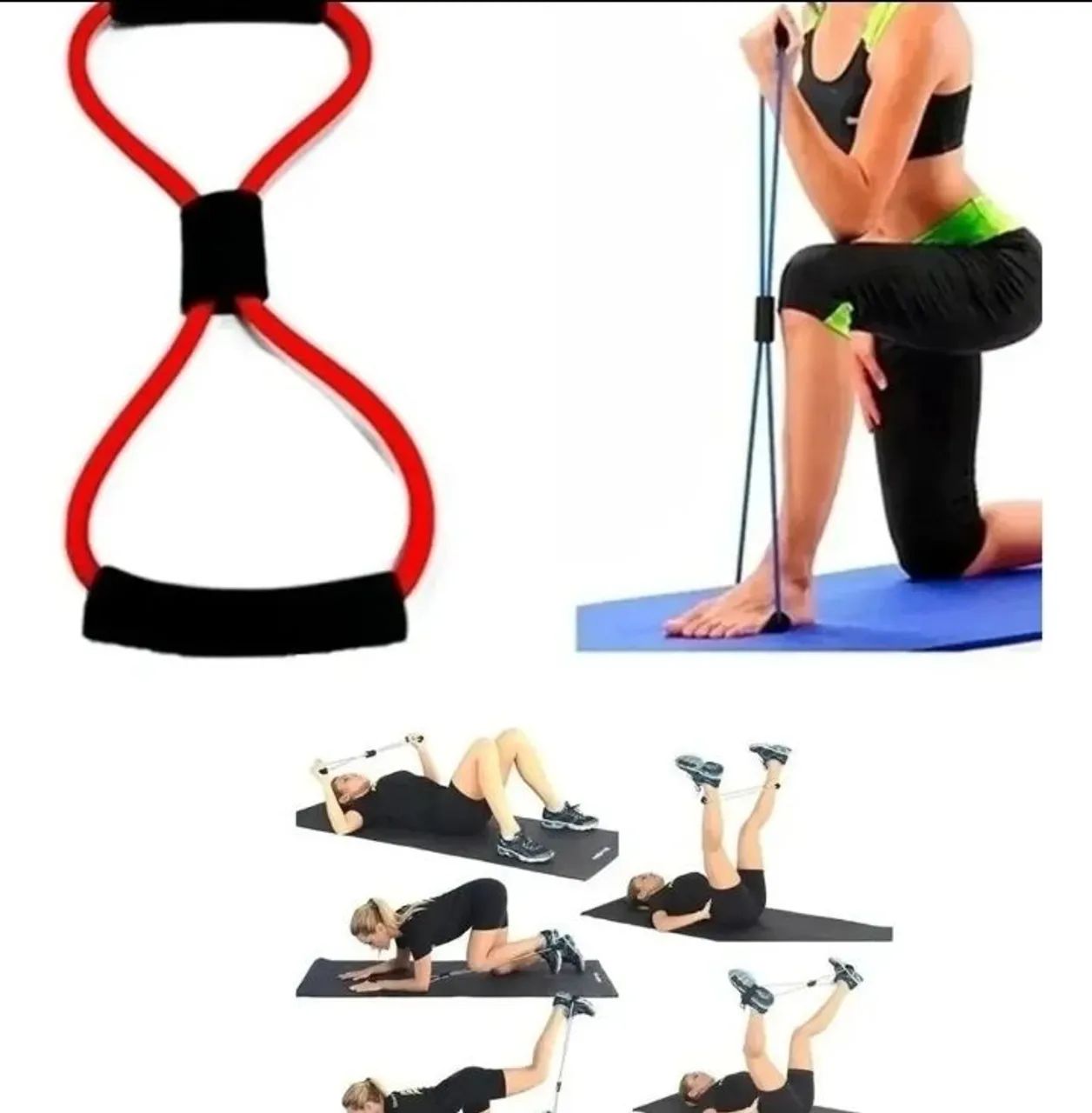 Elástico Extensor Tensão Multifuncional Treino - Foto 4