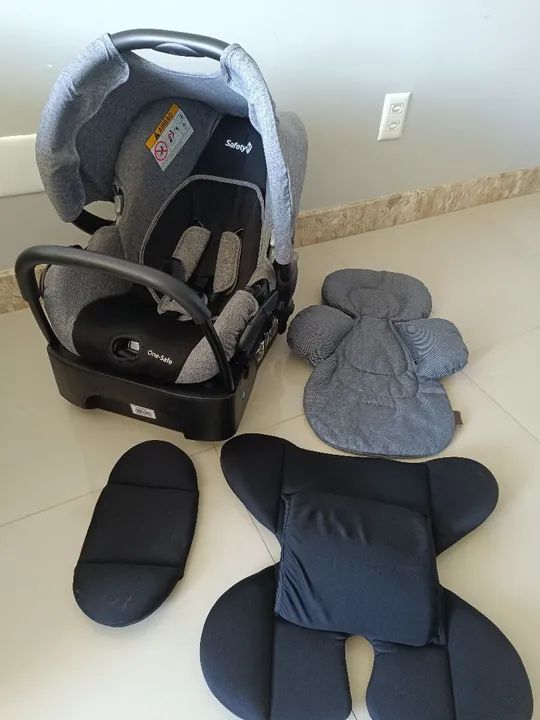 Carrinho Moisés e bebê conforto-Safety 1st / Novíssimos (Oportunidade)<br> - Foto 5
