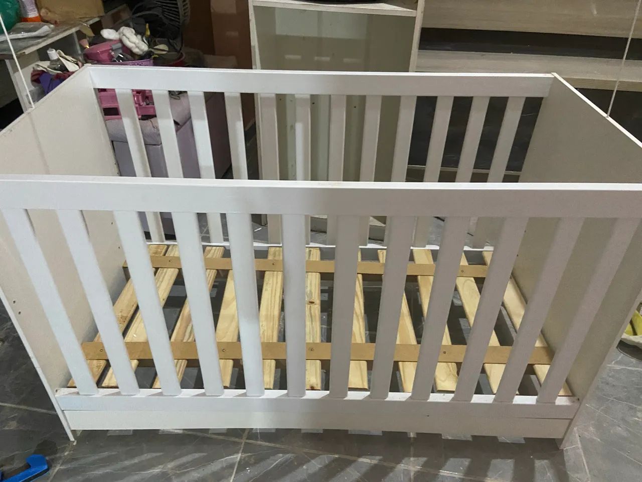 Berço 3 Em 1 branco - Foto 2