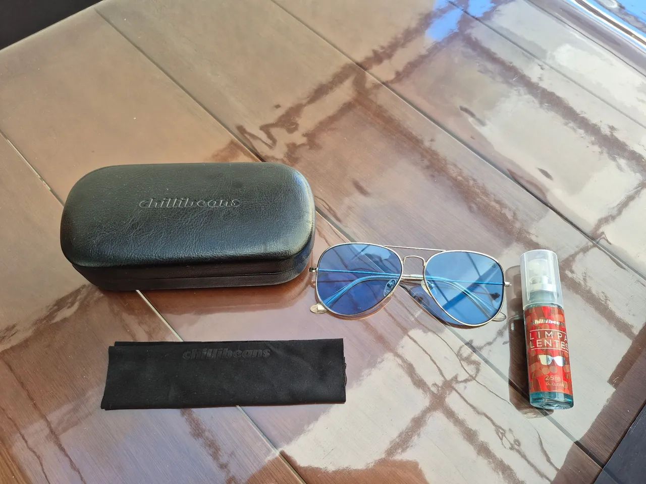 Ray-ban Chillibeans lente azulada