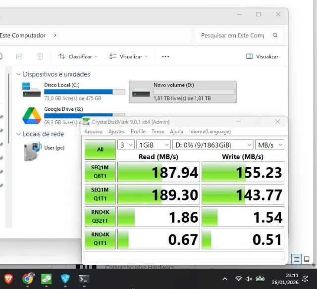 Disco rígido HDD de 2TB Toshiba  1TB Seagate com case - Foto 3