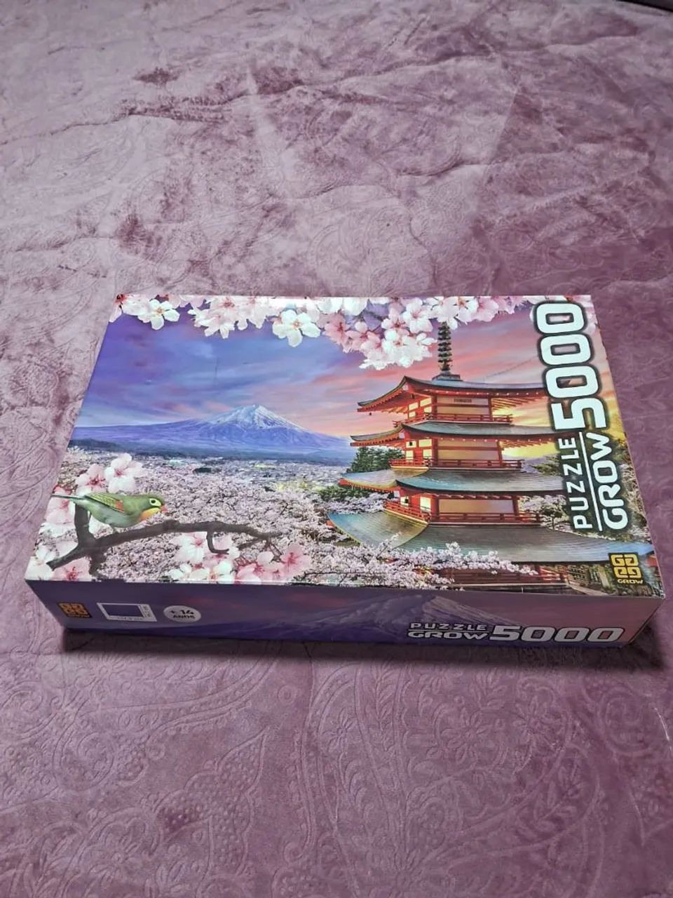 Quebra-cabeça 5000 peças cerejeiras e Monte Fuji