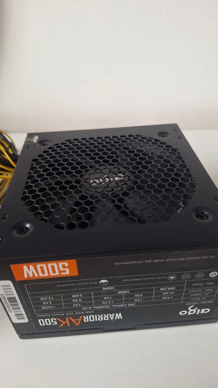 Fonte AIGO WARRIOR  500w  220v  - Foto 3