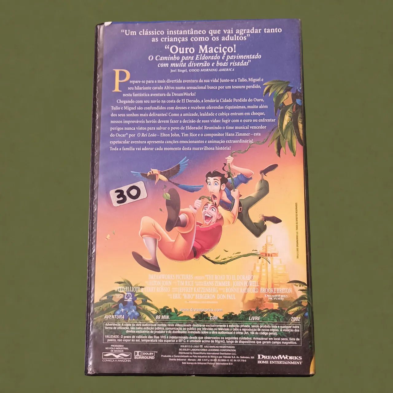 Fita VHS O Caminho Para Eldorado  - Foto 2