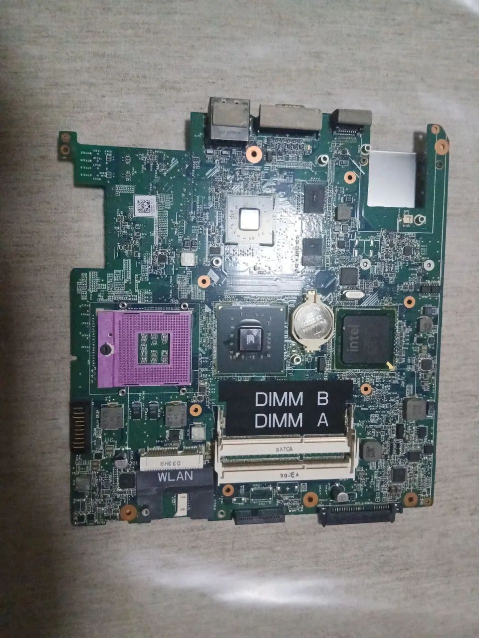 Placa Mãe Notebook Dell Studio 1457 1458 Socket P Original Usada - Foto 2