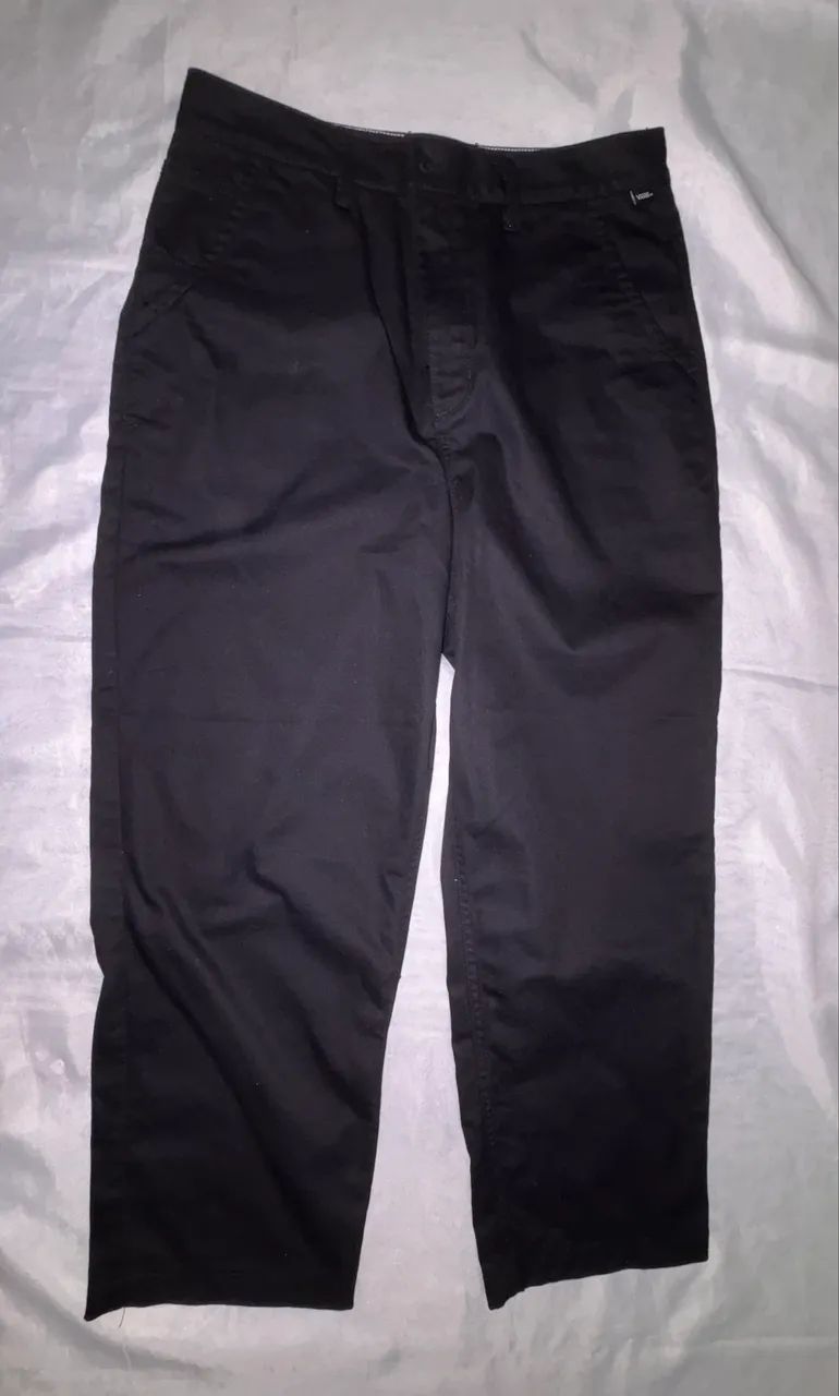 Calça Vans Authentic Chino Slim Black - Foto 5