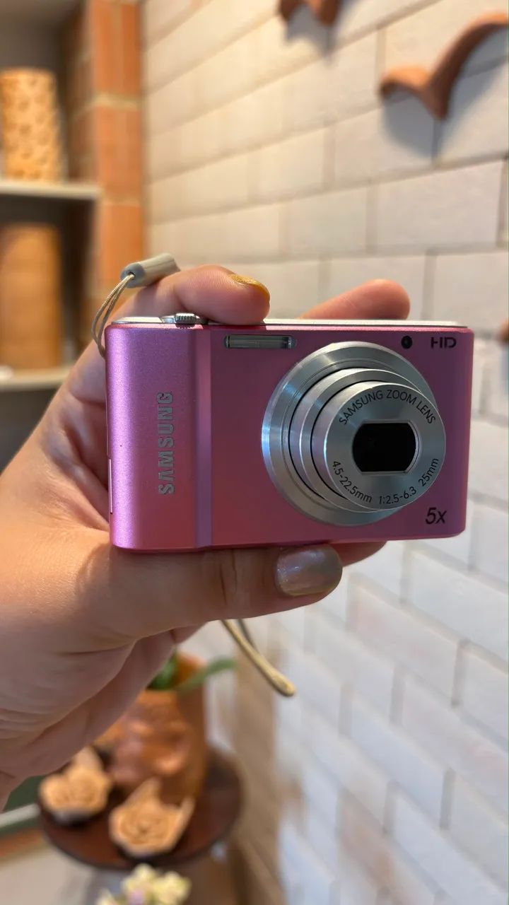 Câmera Digital ST64 Rosa  - Foto 5
