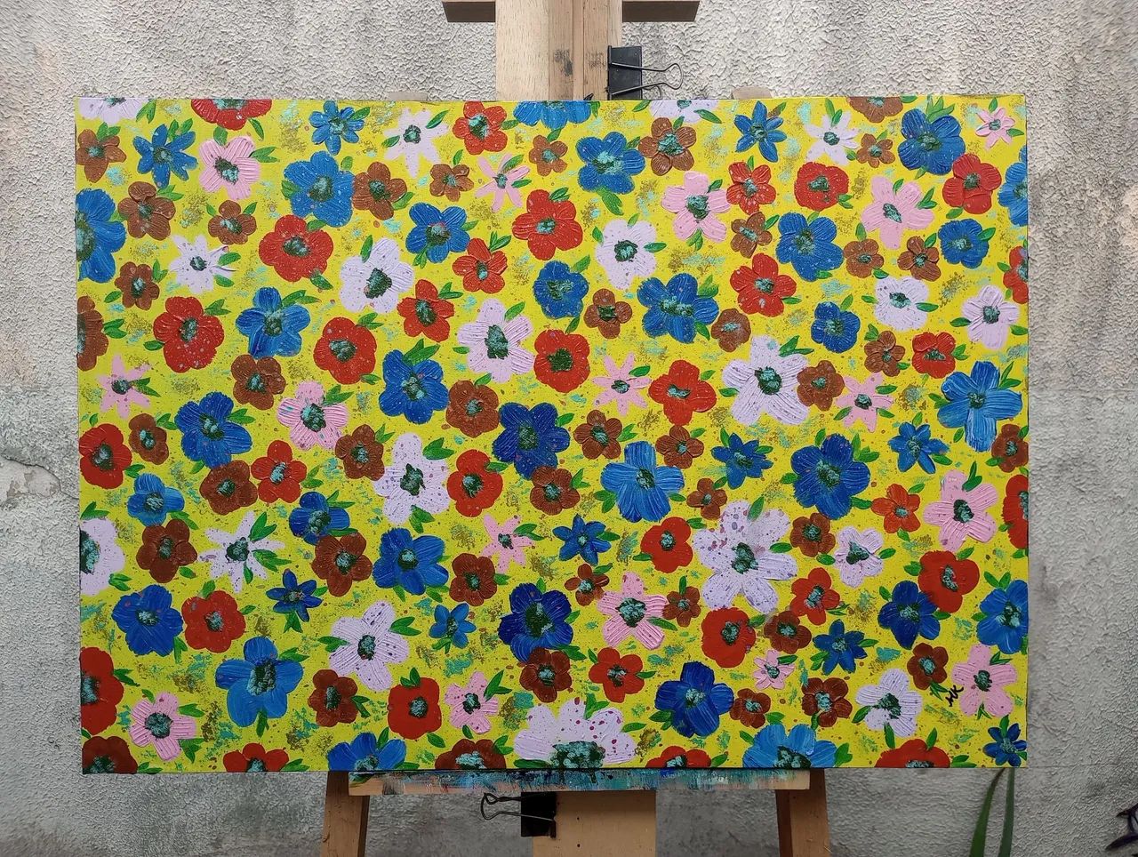 Pintura em acrílico - 70x50cm 