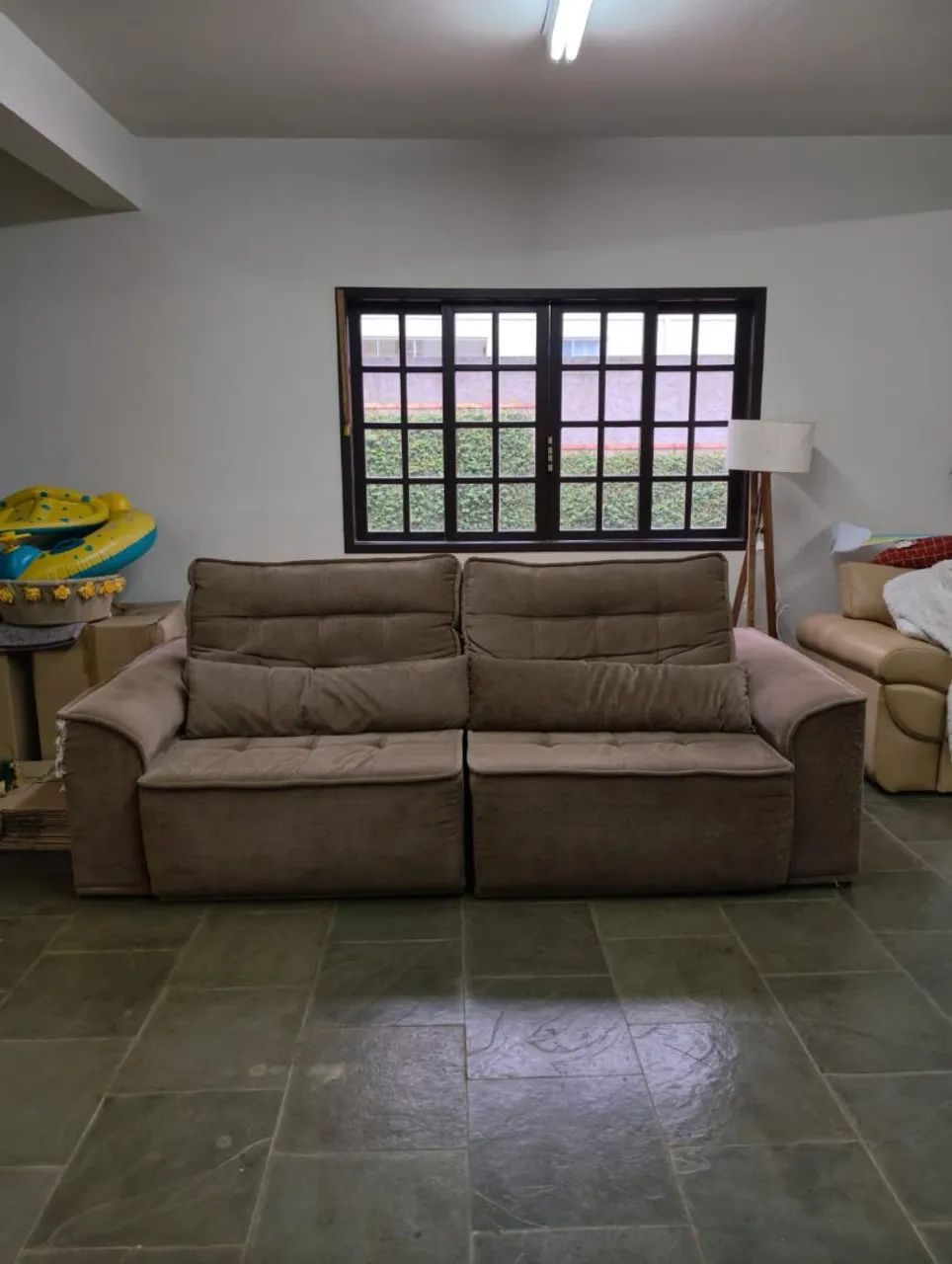 Sofá Retrátil e Reclinável 2,50m Muito Confortável