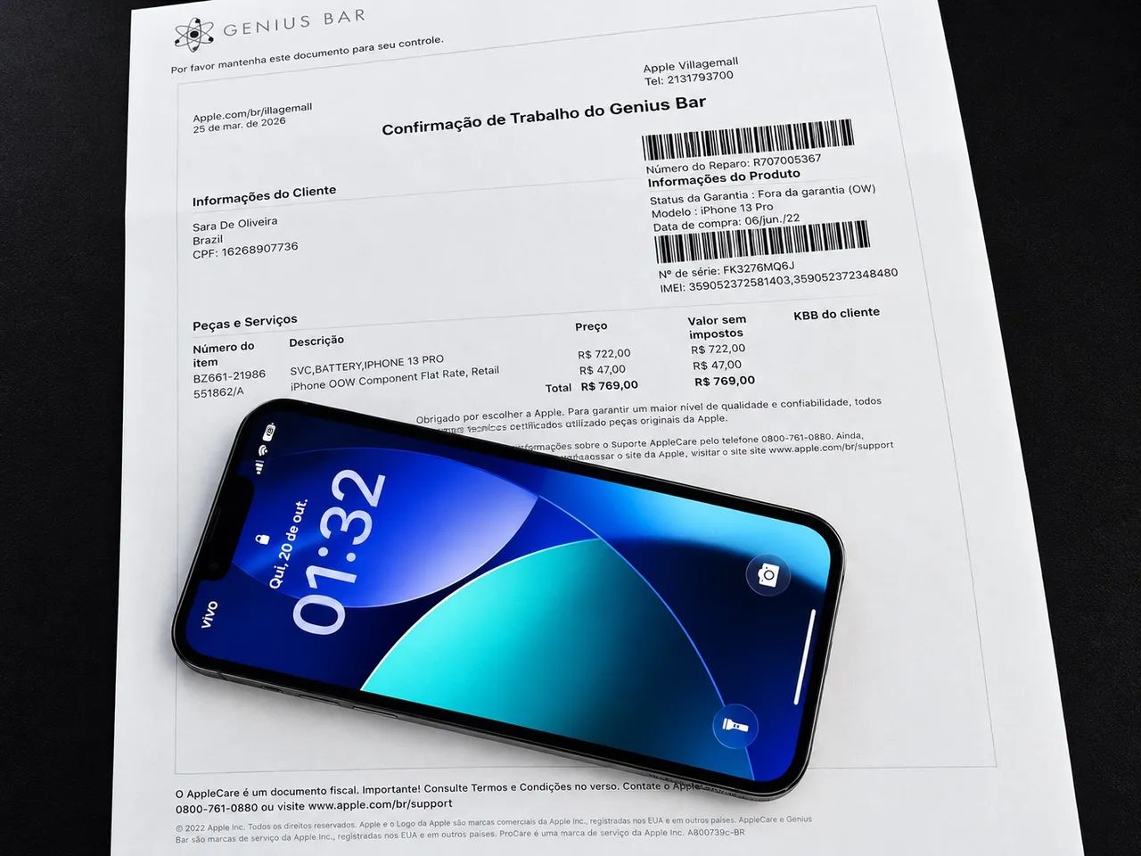 iPhone 13 Pro Azul Sierra - Foto 3