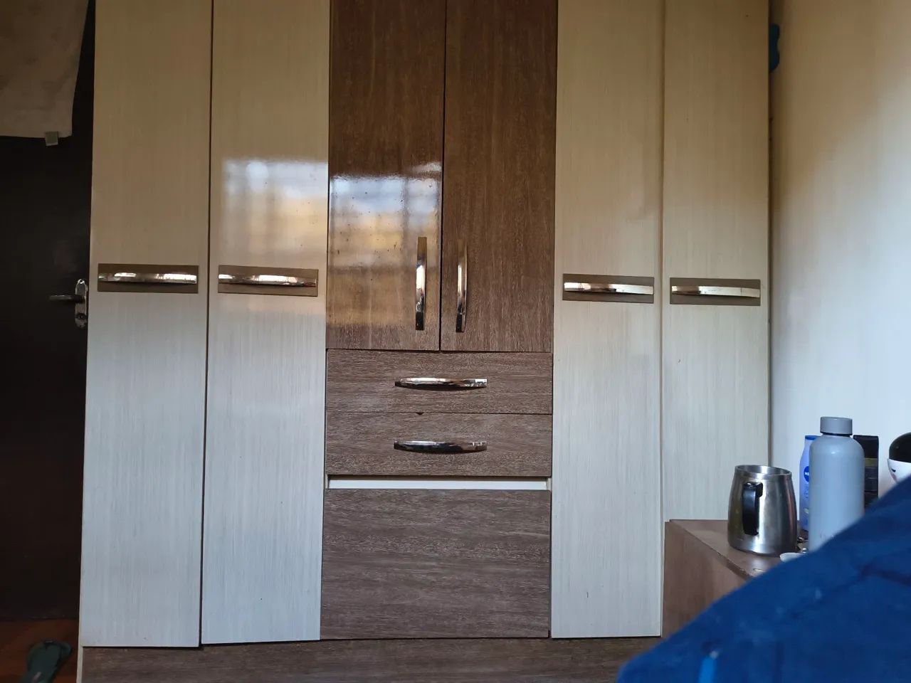 Vende-se guarda roupa usado e/ou cama de solteiro 