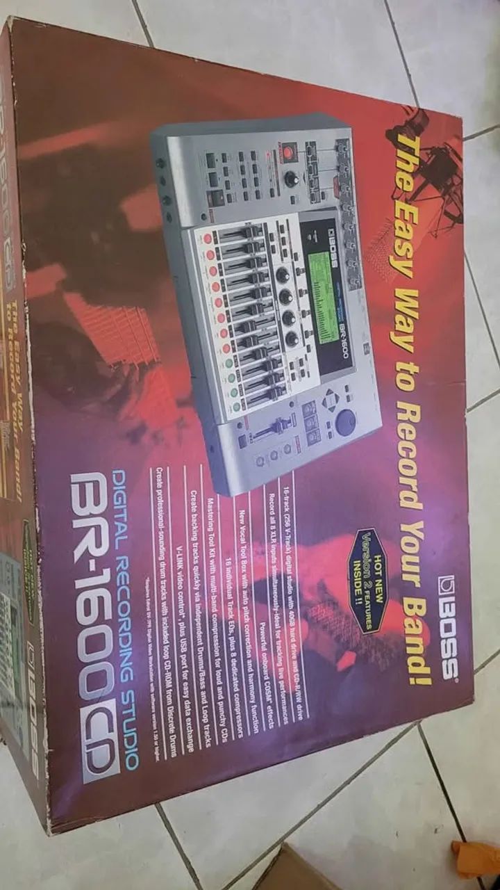 Roland Boss BR-1600CD gravador de estúdio digital - Instrumentos ...