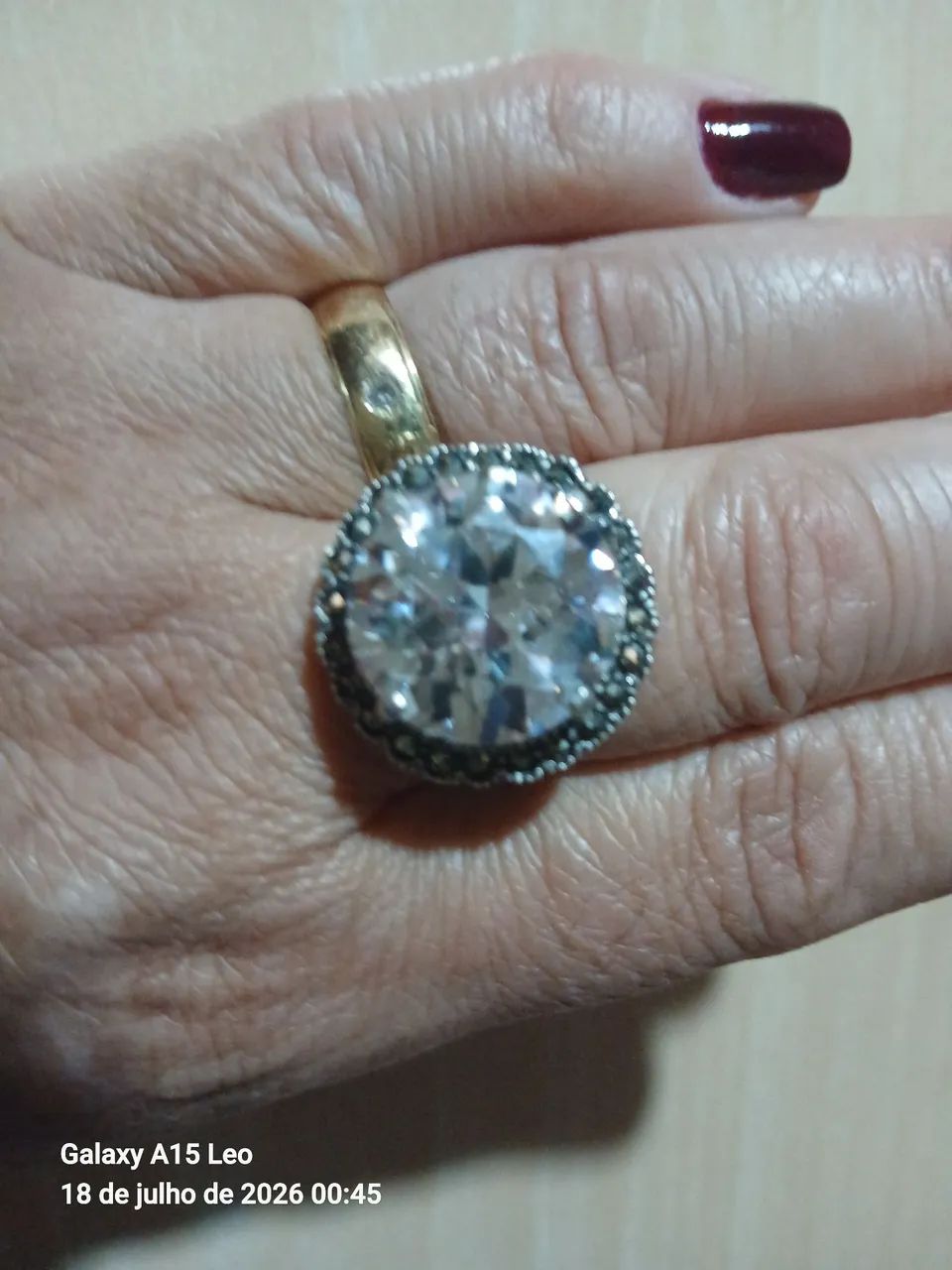 Anel em prata com zirconia  - Foto 3