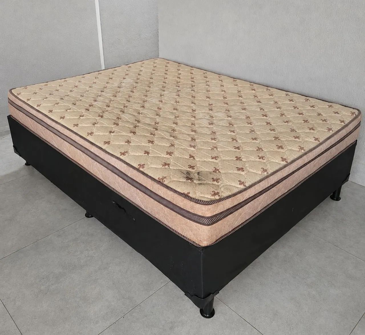 Cama Box com Colchão Molas Casal - Foto 2