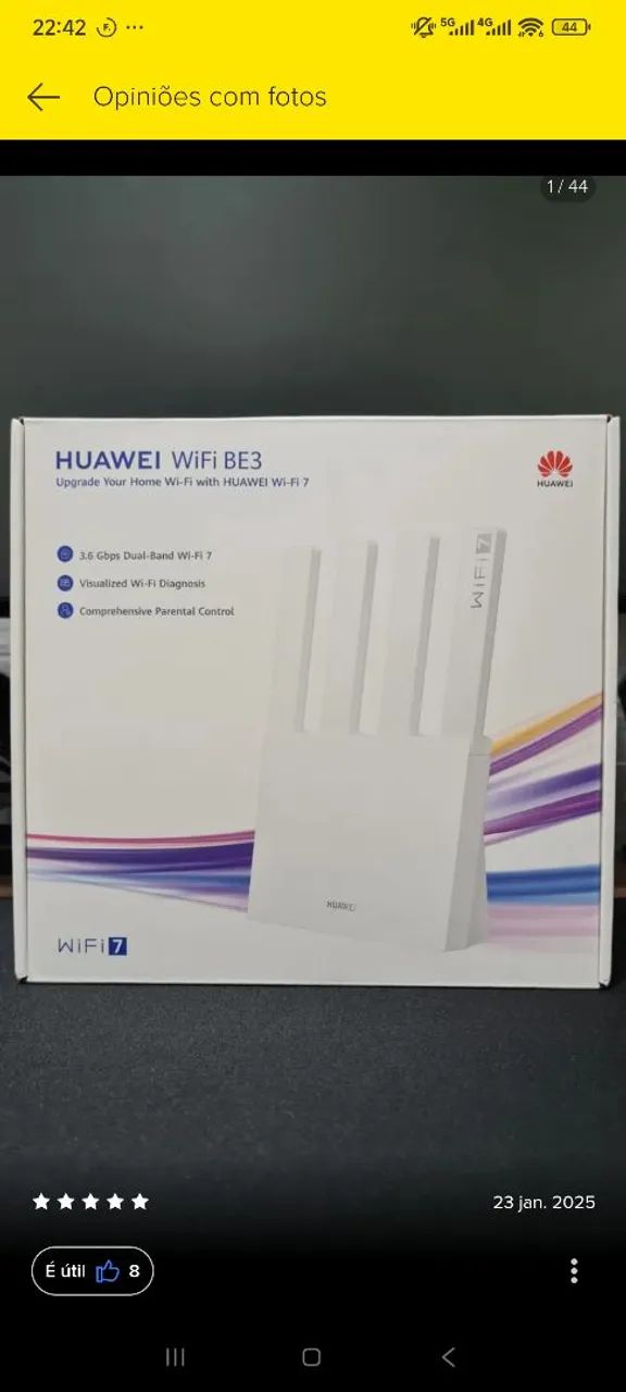 Roteador wifi 7 Huawei be3