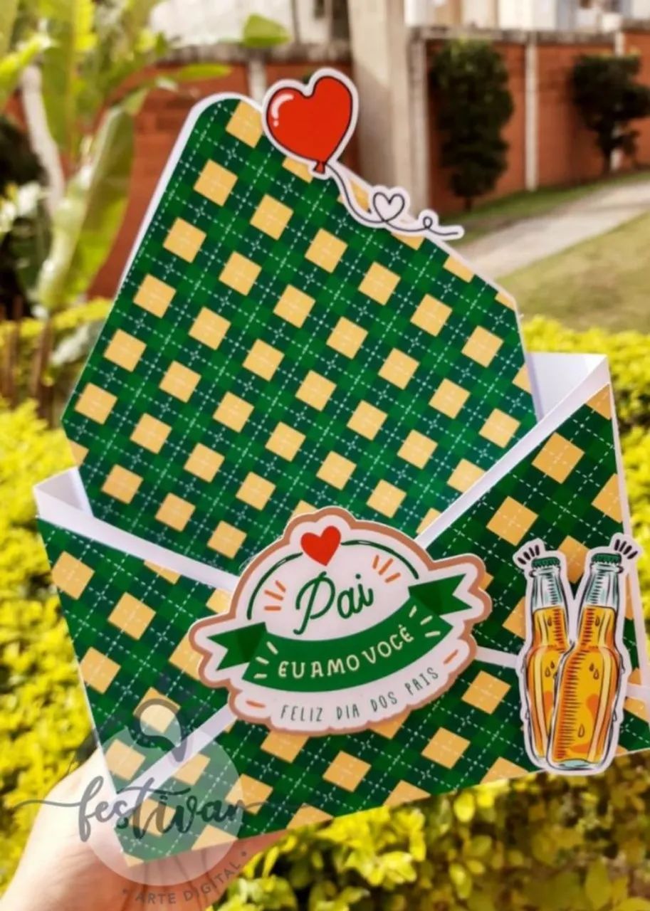 Papelaria personalizada caixas de presente para seu pai