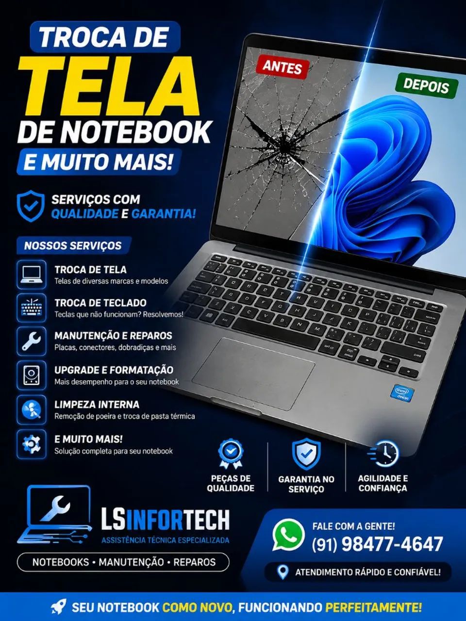 Trabalhamos com montagem e manutenção de micro - Foto 2