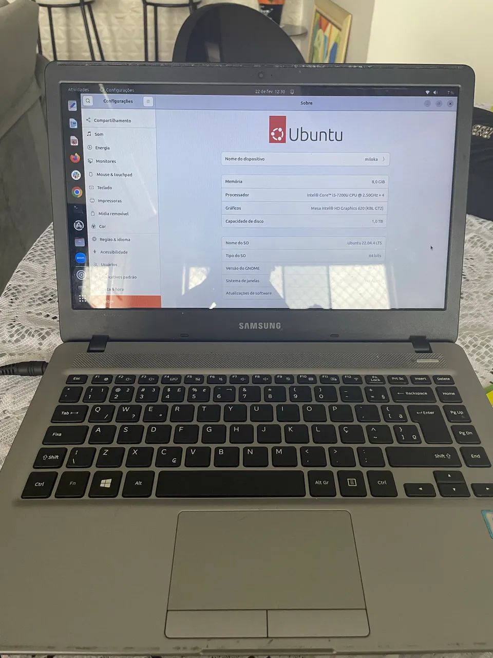 Notebook Samsung 