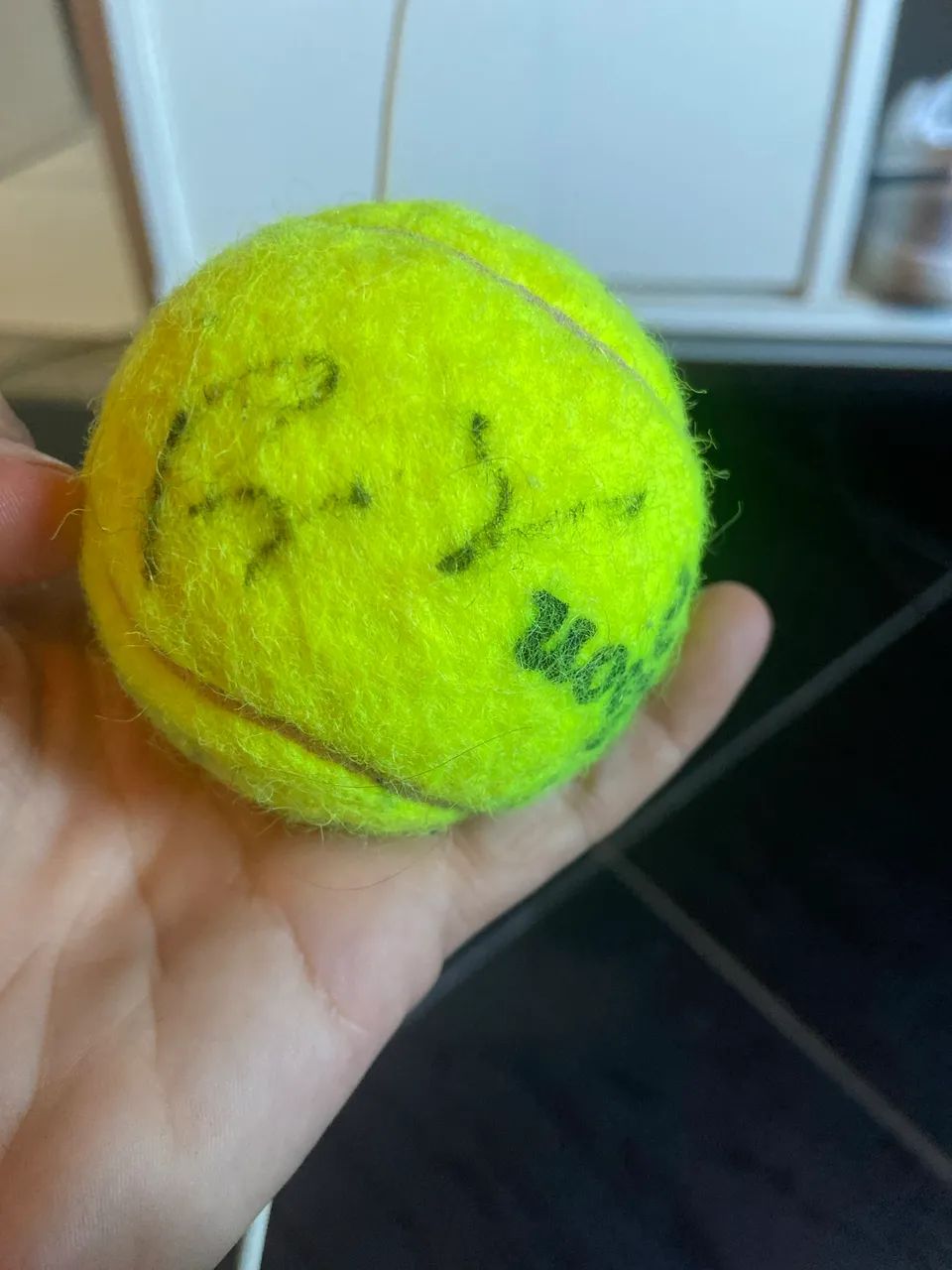 Bola de t ênis autografada  - Foto 2